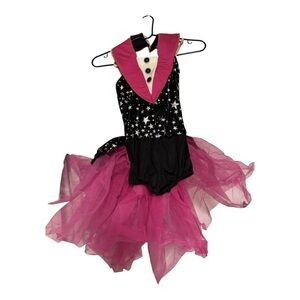 NWOT Dansco Halloween Dance Stars  2 Piece Costume with Removable Tutu Size L